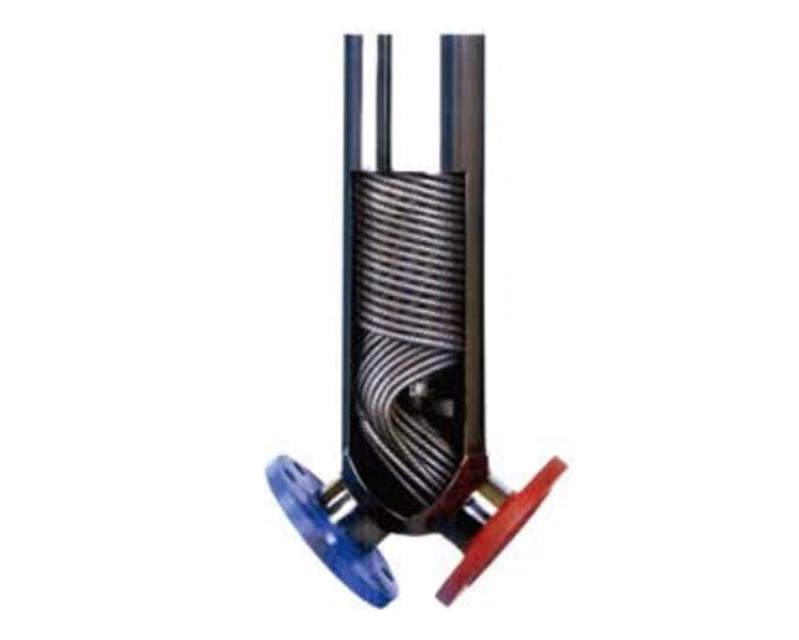 Spiral wound tube heat exchanger