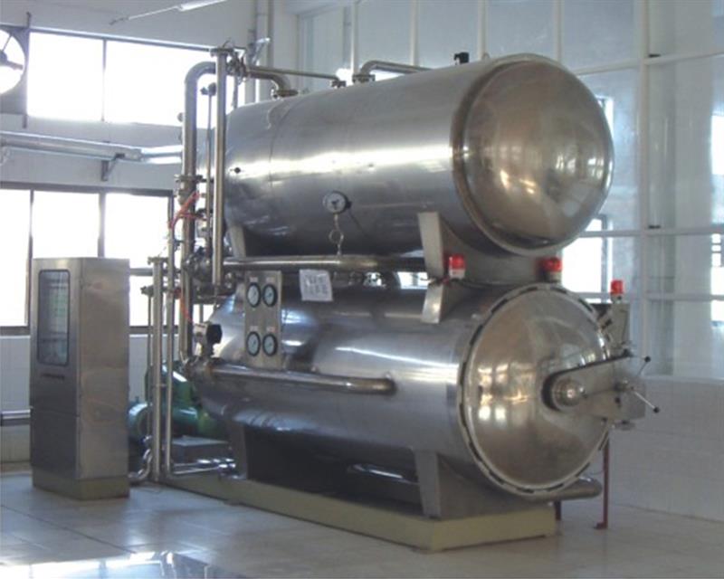 Fully automatic rotary double-tank sterilizer