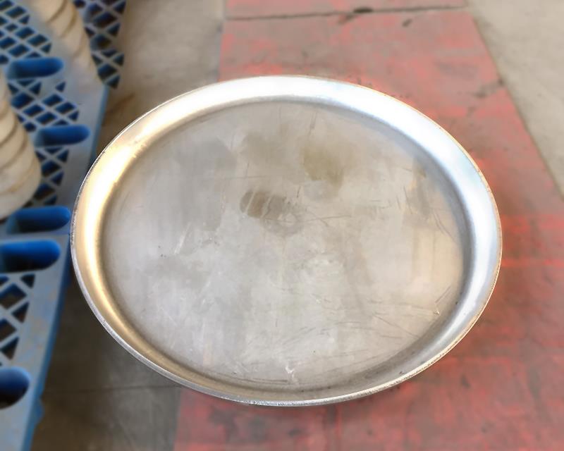 Stainless steel flat bottom head