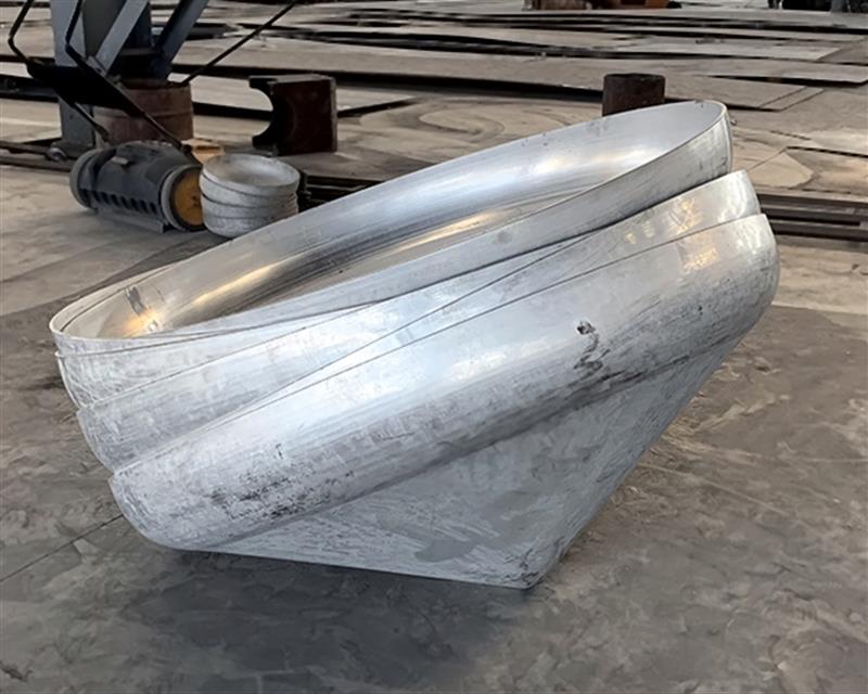 Stainless steel conical head