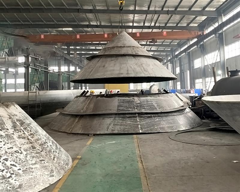 Stainless steel conical head