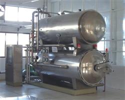 Fully automatic rotary double-tank sterilizer